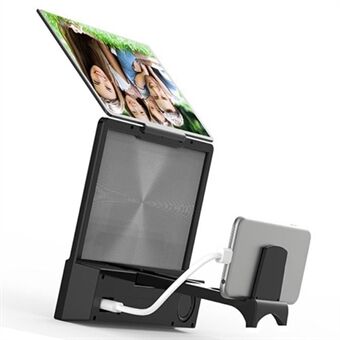 L8 Mobile Phone Screen Magnifier Wireless Bluetooth Speaker Video Magnifying Subwoofer with Photo Frame Function