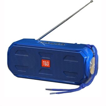 T&G TG280 TWS Solar Bluetooth-högtalare Trådlös högtalare med ficklampa stöd TF / FM / 3,5 mm AUX / U Disk