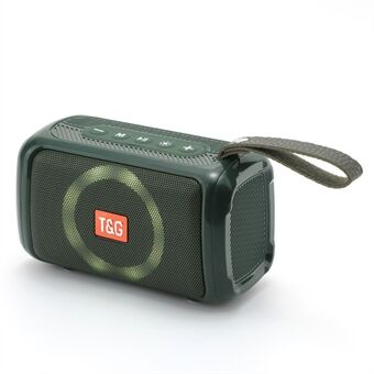 T&G TG193 Sports Bluetooth-högtalare LED-ljus Trådlös högtalare Vattentät Portabel Outdoor Subwoofer Boombox (CE-certifierad)