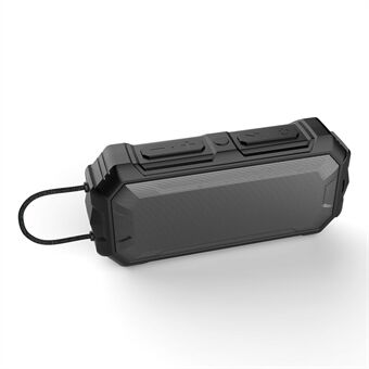 EBS-306 Bärbar Outdoor Uppladdningsbar Bluetooth-högtalare Vattentät Trådlös Musik Subwoofer Stöd AUX / TF-kort / U-Disk