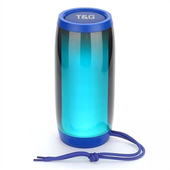 T&G TG335 Trådlös Bluetooth-högtalare Outdoor Bärbar Bashögtalare AMP med färg LED för PC Telefonstöd FM / TF-kort (CE)
