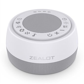 ZEALOT Z5 bärbar trådlös Bluetooth-högtalare White Noise sömnhögtalare med nattljus, stöd TF-kort / röstsamtal