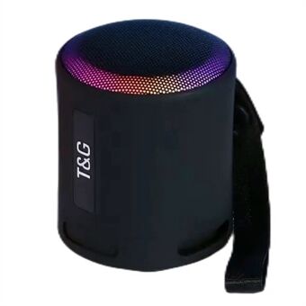 T&G TG373 LED-andningsljus Bärbar Bluetooth-högtalare Outdoor trådlös stereo subwoofer