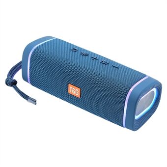 T&G TG375 Trådlös Bluetooth-högtalare Bärbar ljudkolumn med RGB-belysning TWS Stereo Subwoofer FM Radio Boom Box
