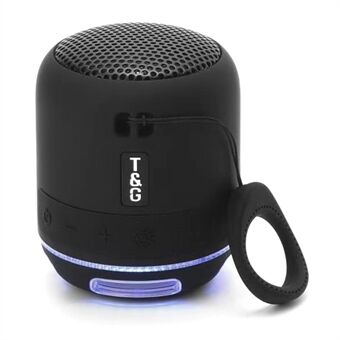 T&G TG294 Bärbar LED-ljus TWS Bluetooth-högtalare Outdoor trådlös stereomusik subwoofer