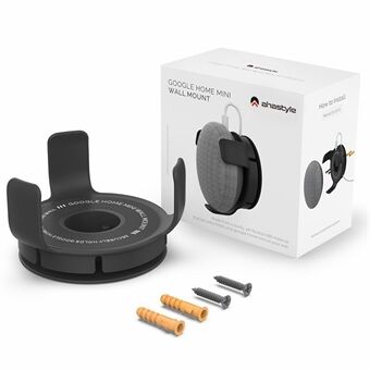 AHASTYLE PT62-G för Google Home Mini Väggfäste Hållare Smart Speaker Cord Management Förvaringshängare