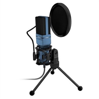 YANMAI SF-777 Desktop Condenser Microphone USB Wired Cardioid Mic with Tripod Stand for Singing Gaming Recording