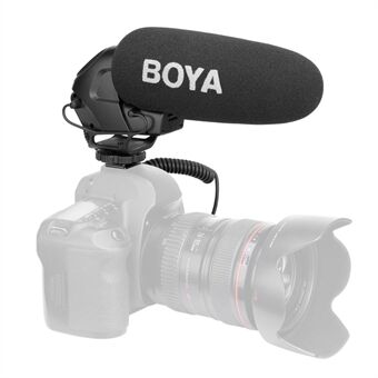 BOYA BY-BM3030 Supercardioid Condenser Mic for DSLR Camera Video Recording Microphone with 3.5mm Input