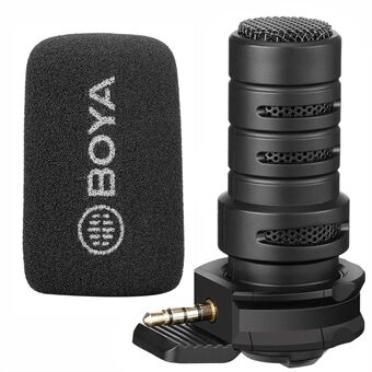 BOYA A7H 3.5mm Jack Digital Stereo Microphone for Smartphone/Tablet/PC
