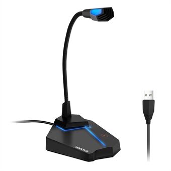 YANMAI G25 RGB Wired Desktop Standing Microphone Condenser USB Plug Play Mic for Recording/Game/Live-stream/Webcast Video/Conference