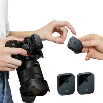 2,4G trådlös Lavalier-mikrofonsändarmottagare för smartphonekamera Intervjuinspelning livesändning