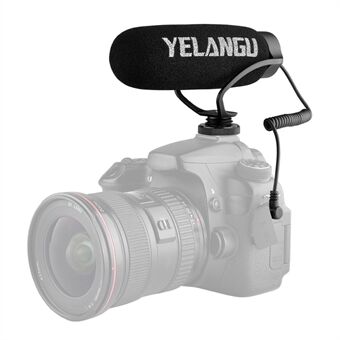 YELANGU MIC08 On-camera Condenser Microphone Video Mic for Camera Smartphone