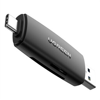 UGREEN 2-i-1 USB A till USB C OTG-kortläsare PC Bärbar telefonkonverterare Smart minneskortläsaradapter
