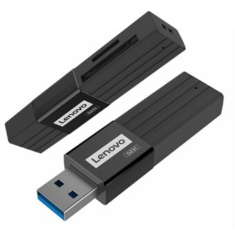 LENOVO D231 Bärbar USB 3.0 2-i-1 höghastighets 5Gbps TF-minneskortläsare