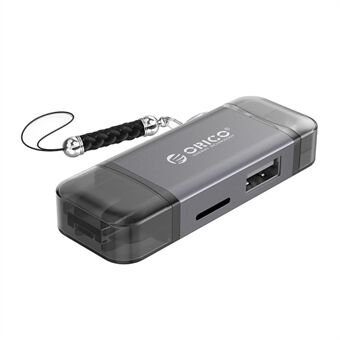 ORICO 2CR61 GY-BP USB till minneskortläsare typ C Micro USB port till TF kortläsare för bärbar dator och smartphone
