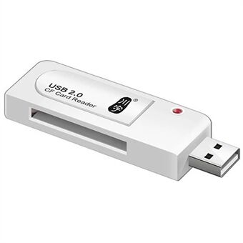 KAWAU C201 USB 2.0 CF minneskortläsare 60MB/s Höghastighets 512GB Maximal minneskapacitet som stöds