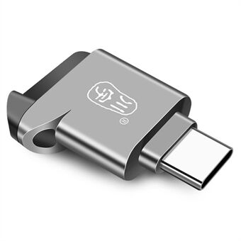 KAWAU C271 USB 2.0 Type-C 480Mbps TF-kortläsare Bärbar surfplatta Minneskortläsare