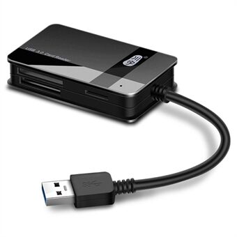 KAWAU C368 USB 3.0 5 Gbps höghastighetsminneskortläsare för SD / CF / TF / MS-kortläsare