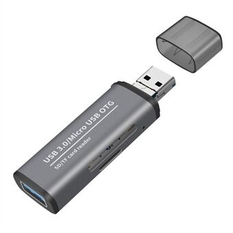 ADS-102 USB 3.0 kortläsare expansionskort Micro USB till SD OTG-adapter för iOS Android-dator