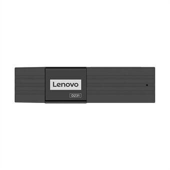 LENOVO D231 USB 3.0-kortläsare för SD + TF Dual Slot Flash -minneskortadapter Höghastighetsöverföringsnav