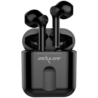 ZEALOT T2 TWS Bluetooth 5.0 hörlurar Stereo hörlurar med mikrofonladdningsbox