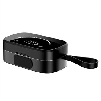 K2 TWS Bluetooth-hörlurar Trådlösa hörlurar med HD Mirror Digital Display Laddningsfodral för Android iPhone