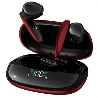 Y2 TWS Trådlös Bluetooth 5.1 Låg latens E-sport hörlurar Digital Display Musik Spel Headset