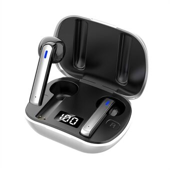BQ-01 TWS Wireless Headset Bluetooth 5.0 In-Ear Earbuds Svettsäkra sporthörlurar med LED digital display