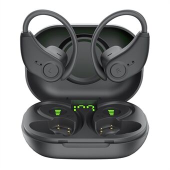 BLUEDIO S6 TWS Sports Earbuds True Wireless Stereo Headset Bluetooth Headset med batteridisplay