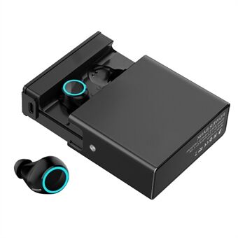 BS02 Touch Control TWS Bluetooth-hörlurar Power Bank-funktion Vattentäta hörlurar Sportheadset