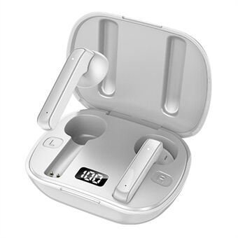 D9 TWS Bluetooth-hörlurar IPX5 Vattentäta in-ear-hörlurar Sporthörlurar med LED-digitalskärm