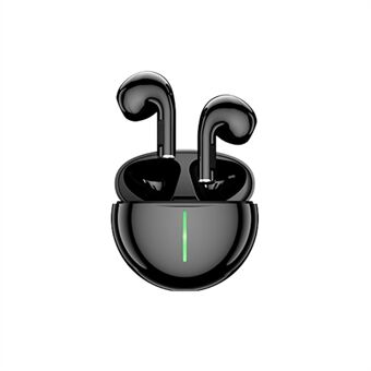 AZEADA PD-BT124 TWS Trådlösa hörlurar Lättvikts Bluetooth-headset Bärbara hörlurar med laddningsfodral