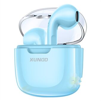 XUNDD X17 Bluetooth 5.3-hörlurar med låg latens TWS-hörlurar med laddningsfodral