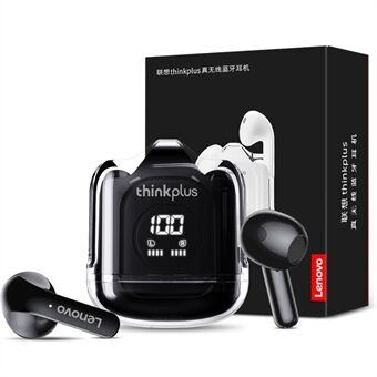 LENOVO Thinkplus XT65 True Wireless Bluetooth Headset Digital Display TWS Öronsnäckor Low Latency Gaming Hörlurar