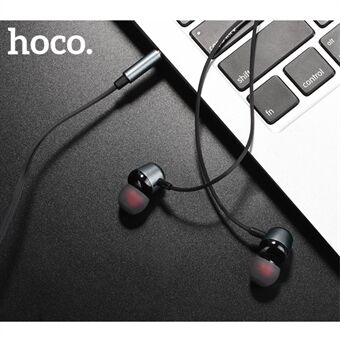 HOCO M31 3,5 mm in-ear stereohörlurar med mikrofon för iPhone Samsung Huawei