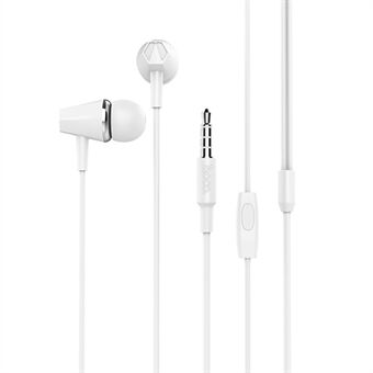 HOCO M34 Honor Music Universal 3,5 mm trådanslutna in-ear hörlurar med mikrofon för iPhone Samsung