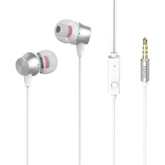 HOCO M51 Proper Sound Universal 3,5 mm in-ear trådbundna hörlurar med mikrofon