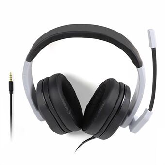 DOBE Ty-1802 3,5 mm Gaming Headset Trådbundna stereohörlurar Brusreducerande hörlurar med Mic Mjuka hörselkåpor för PS5/PS4/Xbox One/360/Switch/PC