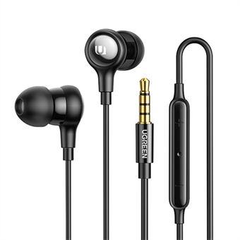 UGREEN 30637 Hörlurar med sladd Hörlurar In-ear Stereo Surround Sound Gaming Headset 3,5 mm Ljudgränssnittssladd Hörlurar för Android MP3 MP4
