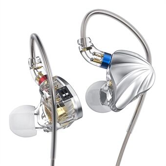 CVJ Nami Aluminium Magnesiumlegering membran In-Ear Trådanslutna hörlurar Switch Tuning hörlurar med löstagbar kabel (ingen mikrofon)