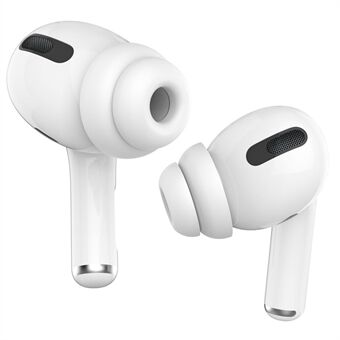 AHASTYLE PT99-2 2 par hörlurslock för AirPods Pro, byte av mjuka öronproppar i silikon, storlek: M