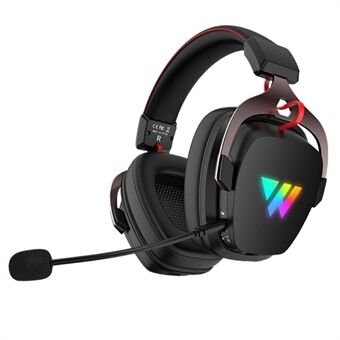 WINTORY W11 2.4G-anslutning Hörlurar Trådbundna Over-Ear E-sporthörlurar RGB LED-ljus Stereo Bass Gaming Headset