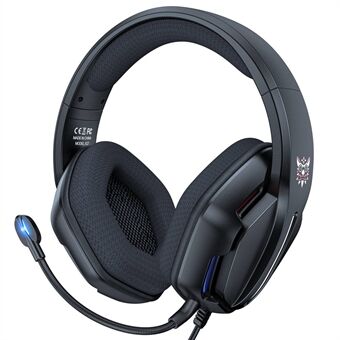 ONIKUMA X27 Gaming Headset Brusreducerande stereosurroundljud RGB-ljus, komforthörlurar Over Ear-hörlurar för PS4/Xbox/laptop/dator