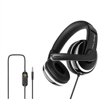 OVLENG OV-P4 Over-Ear Gaming Headset 3,5 mm kabel Lättvikts indragbart huvudband Design Hörlurar med rotationsmikrofon
