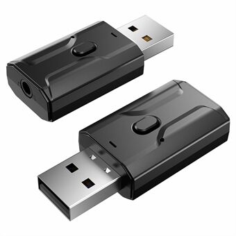 T-02 USB Bluetooth Audio Adapter Handsfree samtal Bluetooth 5.0 Mottagare Sändare