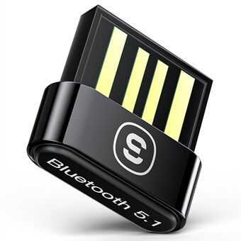 ESSAGER USB Bluetooth 5.1 Adapter USB Bluetooth 5.1 Dongel - Balck