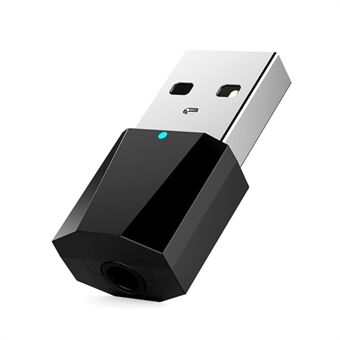 AUX Bluetooth Transmitter V4.2 för TV APTX PC Bluetooth Adapter Högtalare, USB för 3,5 mm hörlurar Trådlös ljudsändare