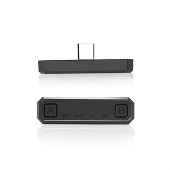 Bluetooth trådlös ljudadapter Type-C-sändare för Ninetendo Switch PS4 PC