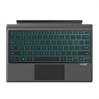 För Microsoft Surface Pro 4/5/6/7 Bakgrundsbelyst design Magnetisk uppladdningsbart trådlöst Bluetooth-tangentbord