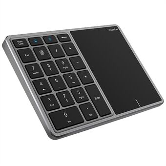 BT-14 Bluetooth / 2.4G trådlöst mini numeriskt tangentbord Dator Laptop Tangentbord med pekplatta